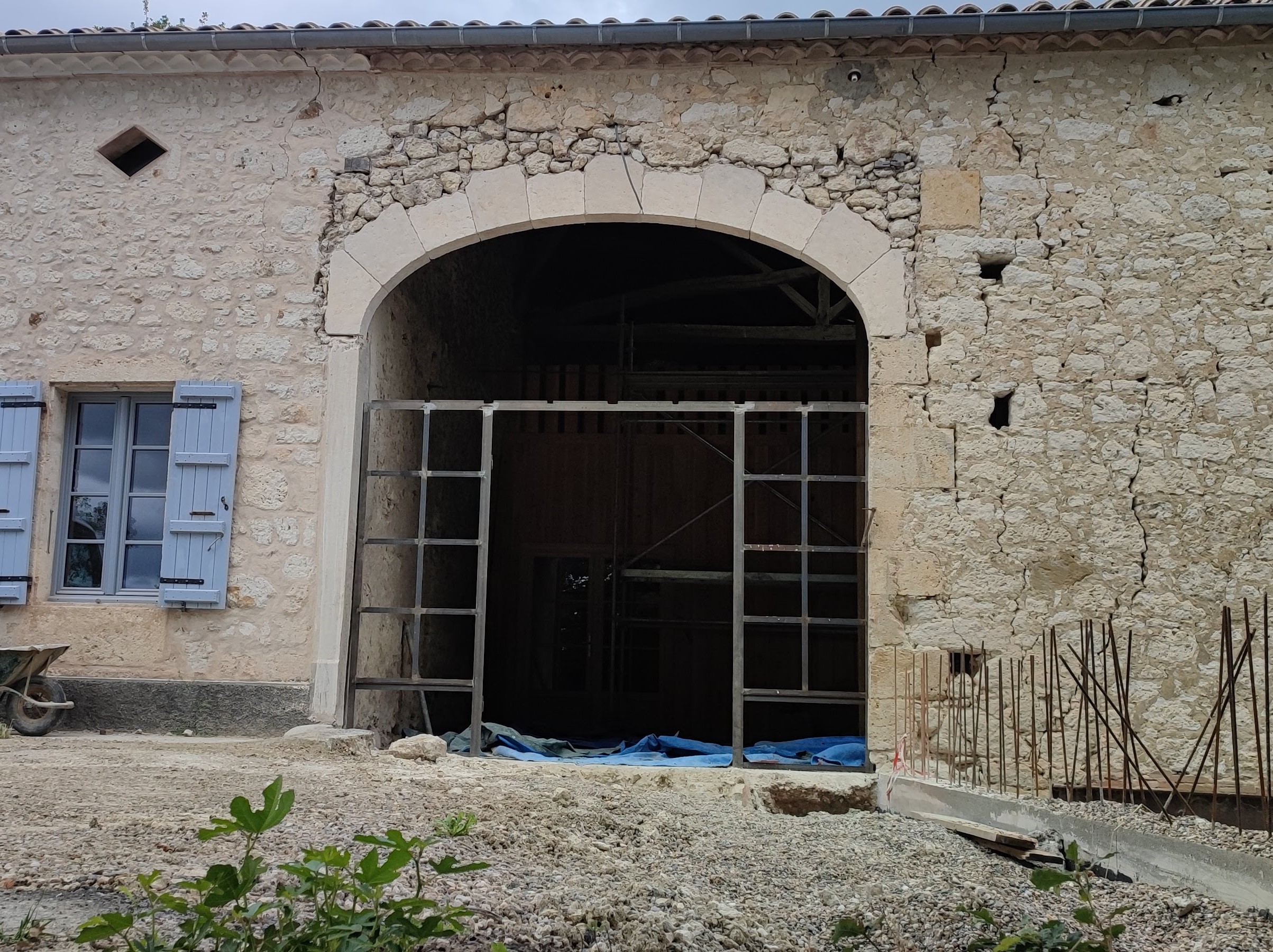 Rénovation d’une maison de maître et sa grange dans le Gers